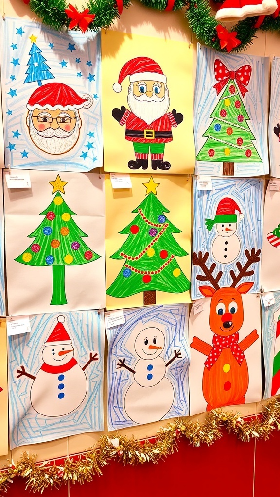 A collage of children